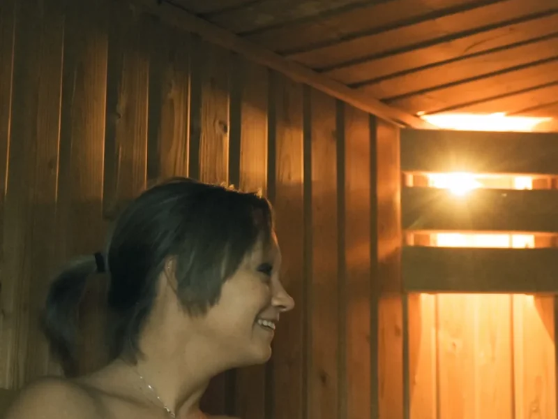 Ontspannen in de sauna van Solidgym